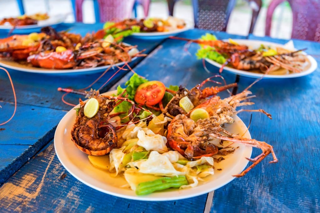 Seafood straight from the boat — luxury cruise shore experience
